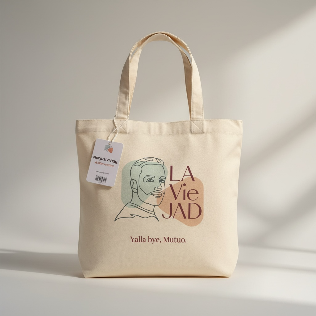 The “Yalla Bye Motou” Tote